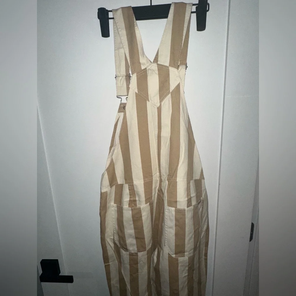 Brixton Striped Overalls - Picture 4 of 8